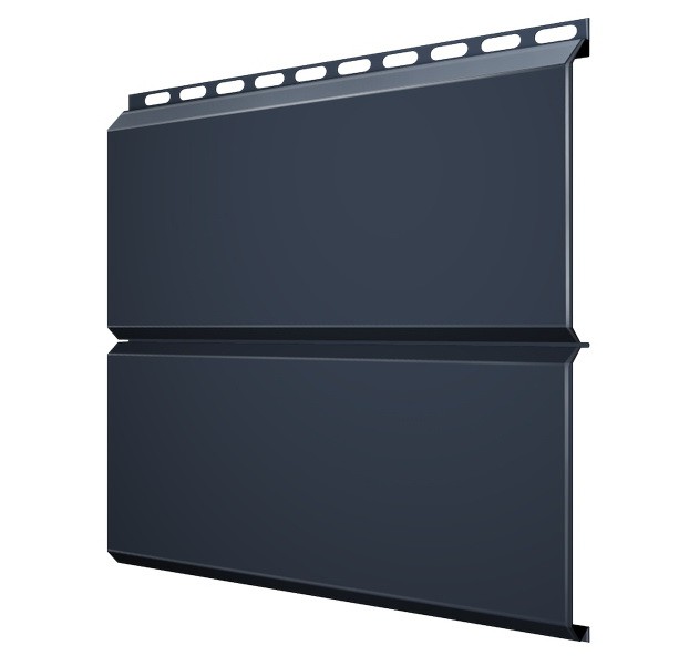 

Сайдинг Grand Line Экобрус Velur20 Ral 7024 резка, Серый