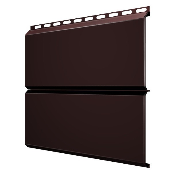 

Сайдинг Grand Line Экобрус Velur20 Ral 8017 резка, Коричневый