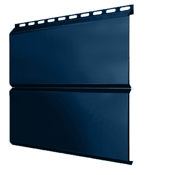 

Сайдинг Grand Line Экобрус Velur20 Ral 5001 резка, Синий