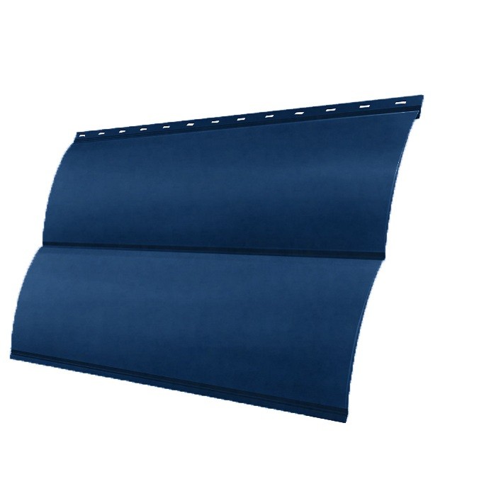 

Сайдинг Grand Line Блок-хаус Safari 0.5 мм Blue резка, Синий