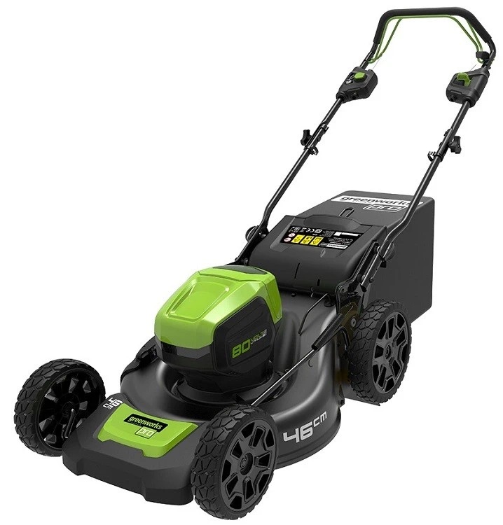 

Greenworks GD80LM46SP, Газонокосилка аккумуляторная
