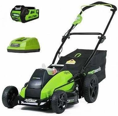 

Greenworks G-MAX 40V GD40LM45K3, Газонокосилка аккумуляторная