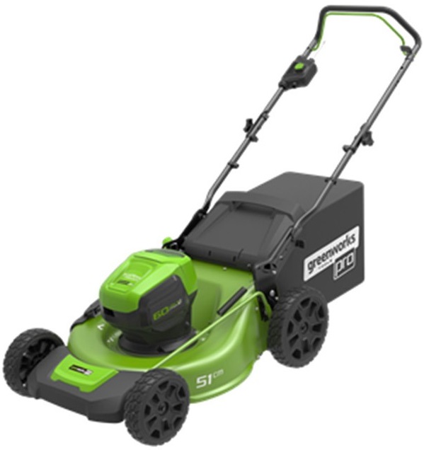 

Greenworks 60V GD60LM51HP, Газонокосилка аккумуляторная