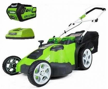 

Greenworks G-MAX 40V TwinForce G40LM49DBK6, Газонокосилка аккумуляторная