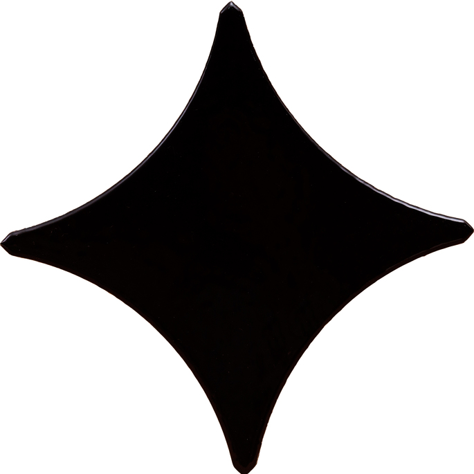 Керамогранит бордюр Gracia Ceramica Stella 110х110х8 мм черный 02