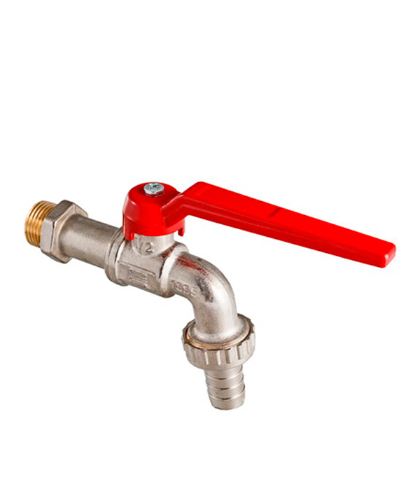 

Кран шаровой Valtec 1/2" н/н со штуцером угловой ручка