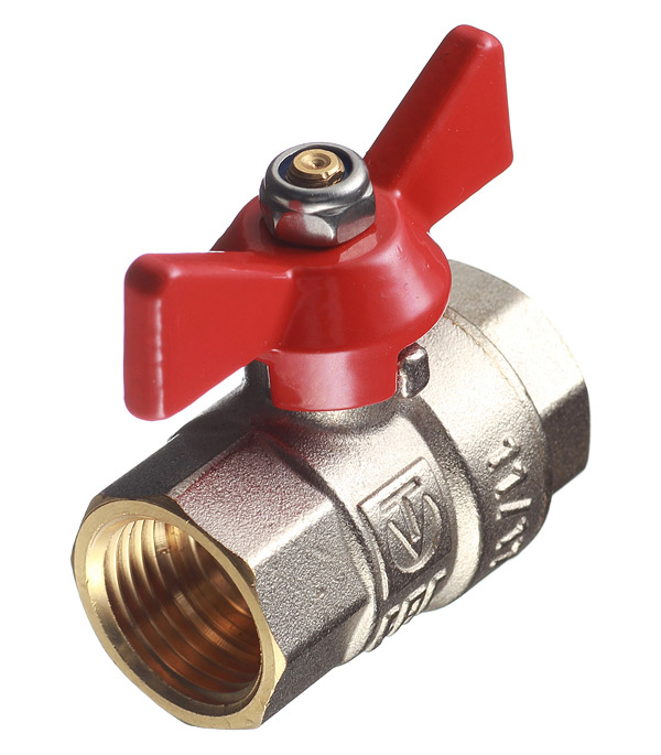 

Кран шаровой Valtec Base 1/2" ВР бабочка