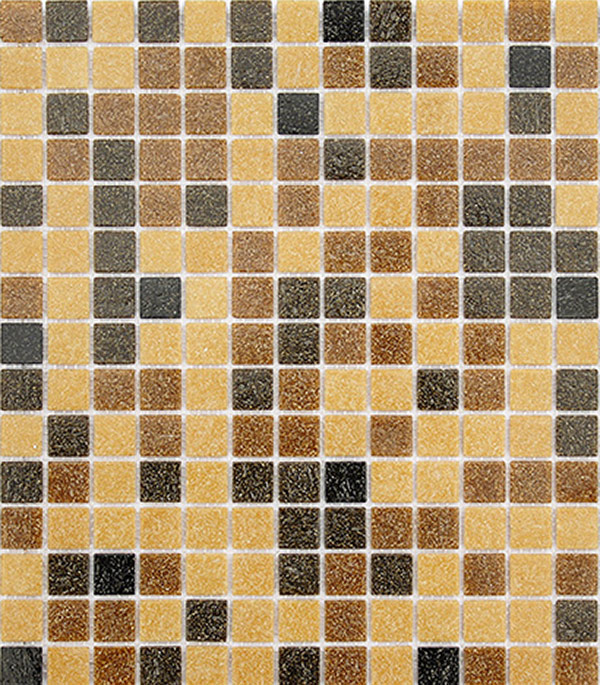 Мозаика Lavelly Yantar/Янтарь из стекломассы 327х327х4 мм матовая 20 шт 2.139 м2