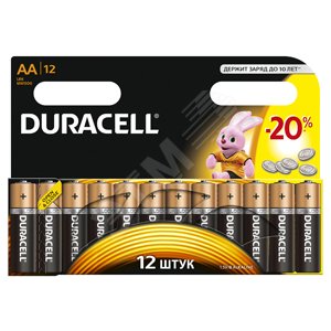 Элемент питания Duracell LR6-12BL BASIC NEW 12/144/19584