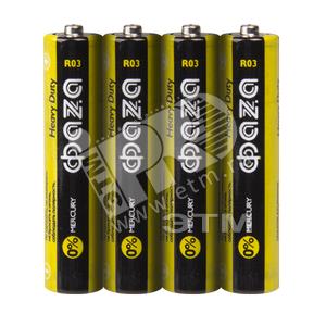 

Элемент питания Jazzway AAA ФАZА R03 Heavy Duty Shrink-4 4895205002326