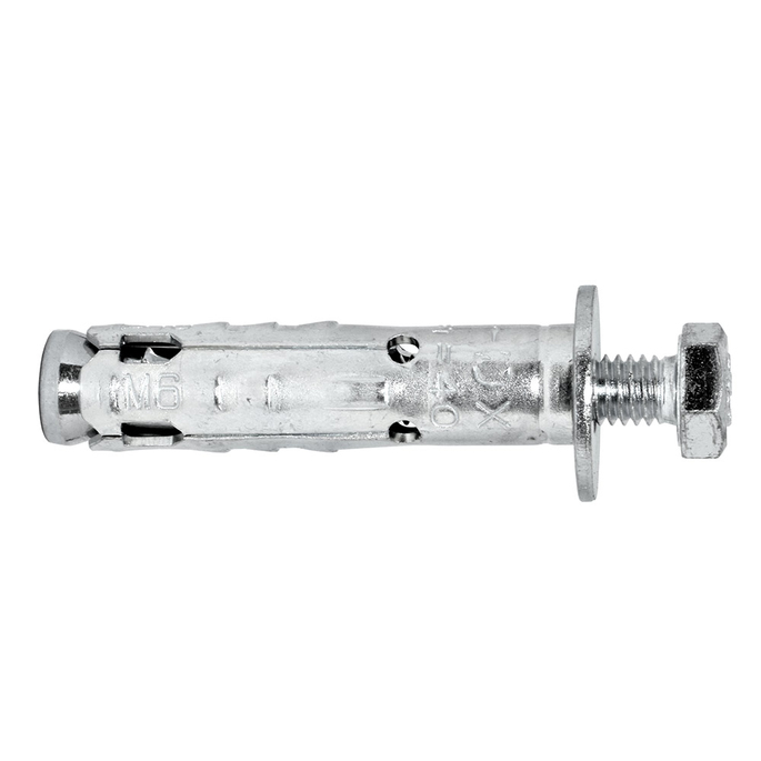 

Анкер-гильза с болтом Tecfi 8.8 DX ZN М6/5 10х75/25 25 шт