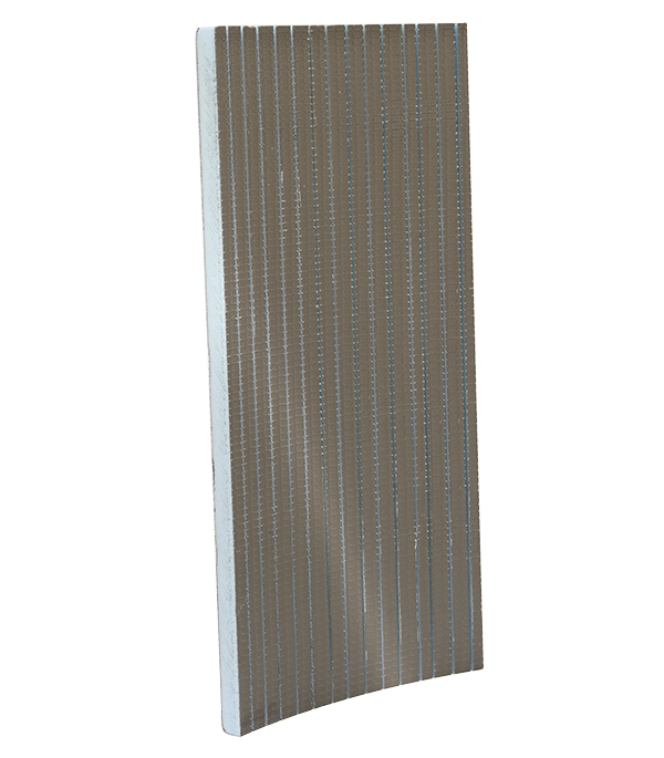 Плита теплоизоляционная Teplofom 2500х600х30 мм с двухсторонним полимерцементным слоем с продольными пропилами