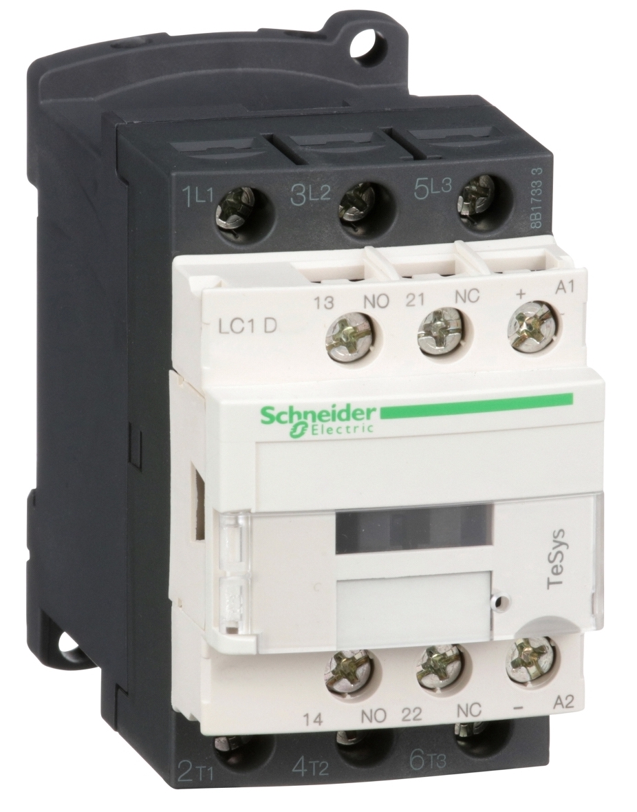 

Магнитный пускатель Schneider Electric 24В DС 1НО+1НЗ LC1D 12А