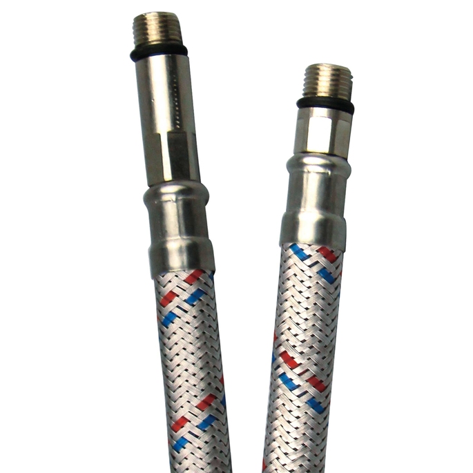 

Подводка гибкая для смесителя 100 см 1/2"хМ10 пара