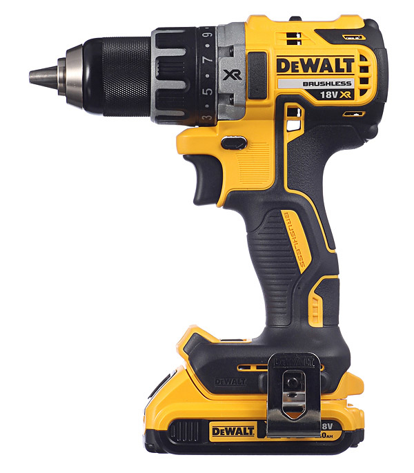 Дрель-шуруповерт аккумуляторная DeWalt DCD791D2 18В 2х2Ач Li-Ion