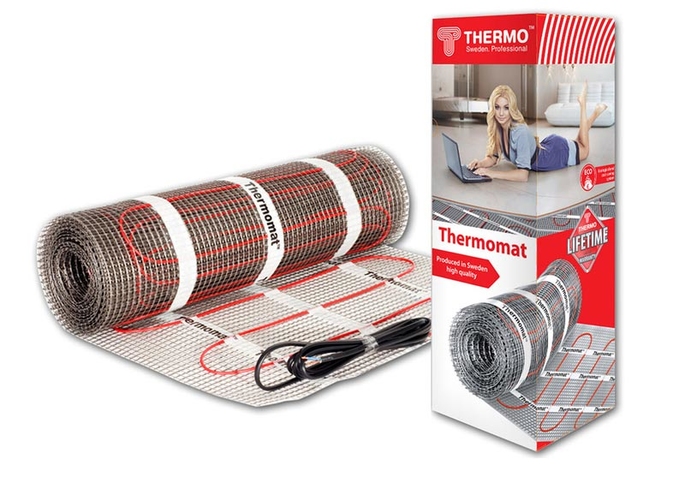 

Теплый пол нагревательный мат Thermo Thermomat 6 м2 180 1100 Вт