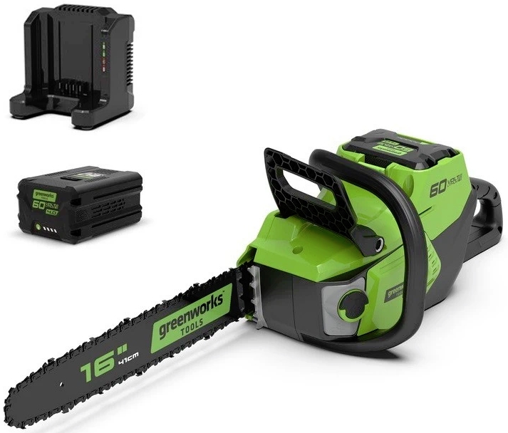 

Пила цепная аккумуляторная Greenworks GD60CS40K2
