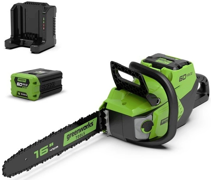 

Пила цепная аккумуляторная Greenworks GD60CS40K4
