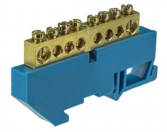 

Шина нулевая IEK ШНИ-8х12-8-Д-С 8 контактов, Синий