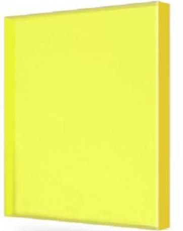 Borrex 2050х3050 мм, 2 мм, Поликарбонат монолитный желтый