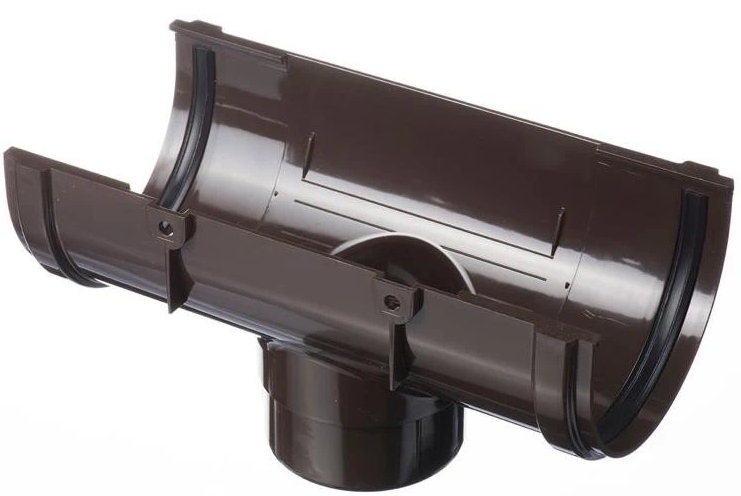 Docke Premium RAL 8017, 120/85 мм, Воронка желоба шоколад