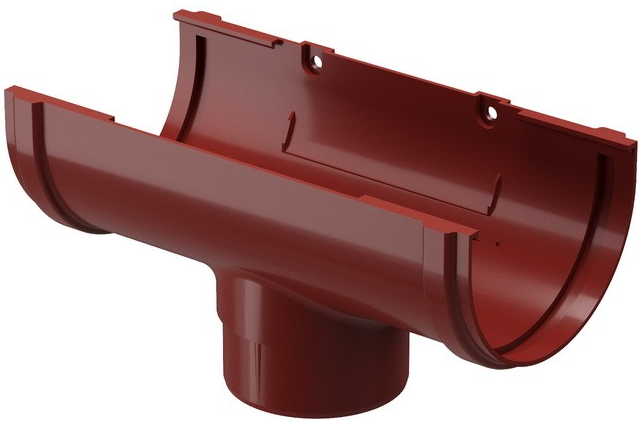 Docke Standard, 120/80 мм, Воронка желоба красная