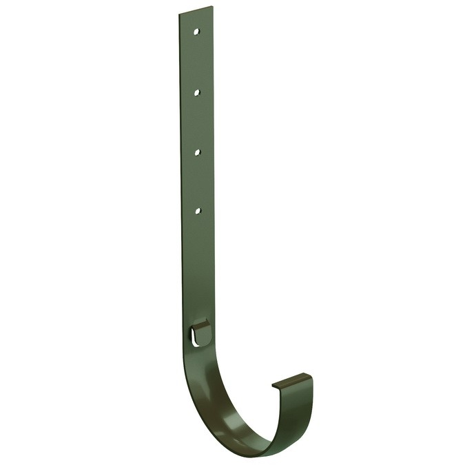 Docke Standard зеленый 120/80 мм,, Кронштейн желоба металлический длинный