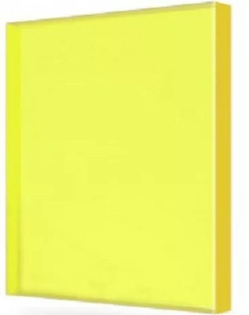 Borrex 2050х3050 мм, 3 мм, Поликарбонат монолитный желтый