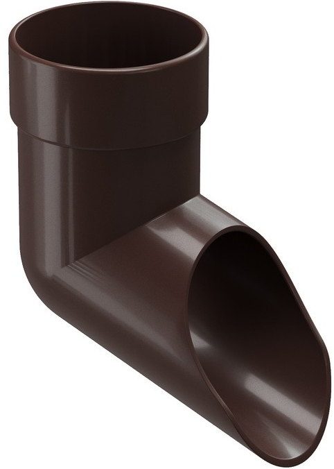 Docke Lux, 141/100 мм, Отвод водосточной трубы шоколад