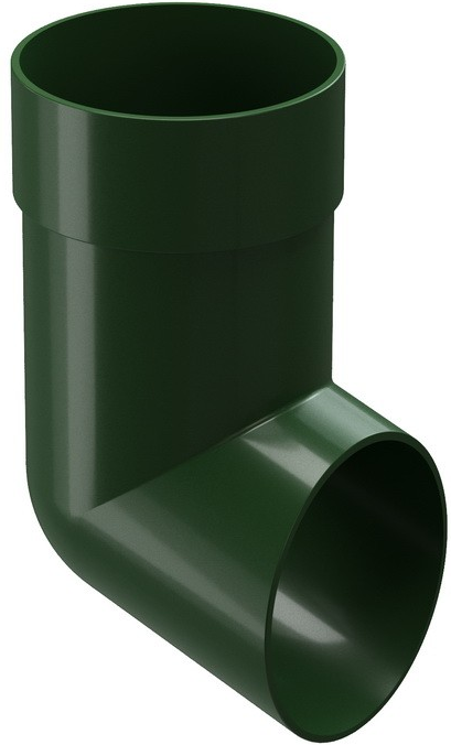 Docke Standard, 120/80 мм, Отвод водосточной трубы зеленый