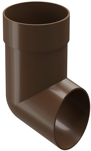Docke Standard, 120/80 мм, Отвод водосточной трубы светло-коричневый