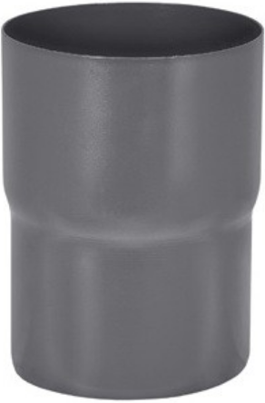 Aquasystem RR 23, 125/90 мм, Соединитель водосточной трубы темно-серый