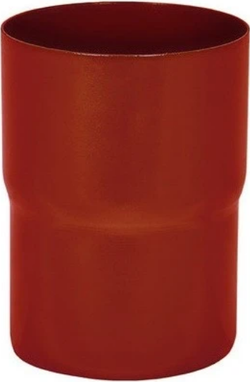 Aquasystem RR 29, 125/90 мм, Соединитель водосточной трубы красный