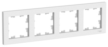 

Рамка 4 местная ATN001001 Schneider Electric AtlasDesign белая