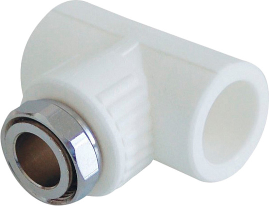 

Тройник Kalde 3222-tut-321a00, 32х1¼″, полипропиленовый с накидной гайкой