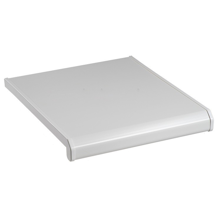 

Подоконник ПВХ Danke Standard Satin Bianco матовый 450 мм резка, Белый