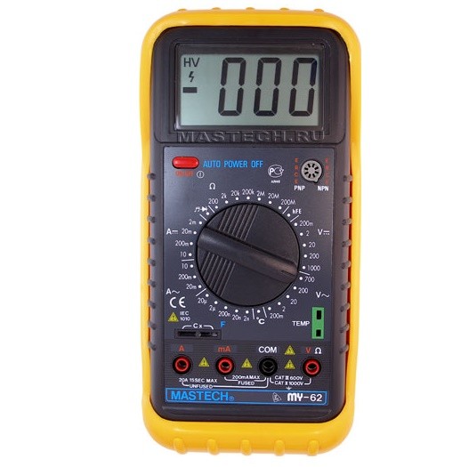 

Мультиметр цифровой Mastech MY62