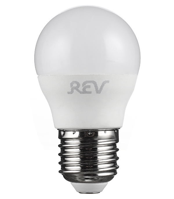 

Лампа светодиодная REV 9 Вт Е27 шар G45 4000 К дневной свет 230 В