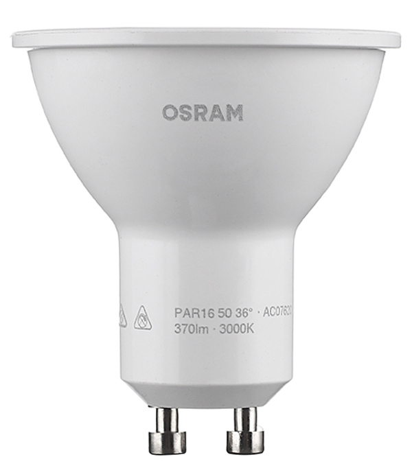 

Лампа светодиодная Osram 4 Вт GU10 рефлектор PAR51 3000 К теплый свет 230 В