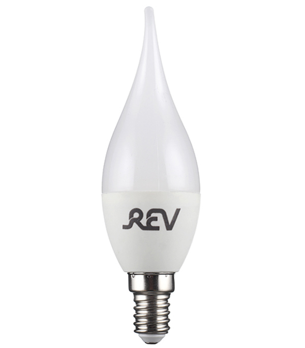 

Лампа светодиодная REV 5 Вт E14 свеча на ветру FC37 2700 К теплый свет 230 В