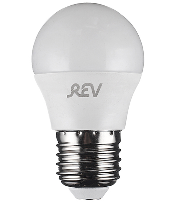 

Лампа светодиодная REV 7 Вт Е27 шар G45 4000 К дневной свет 230 В