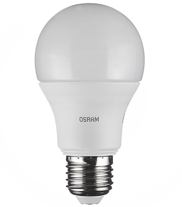

Лампа светодиодная Osram 10.5 Вт Е27 груша A100 2700 К теплый свет 230 В