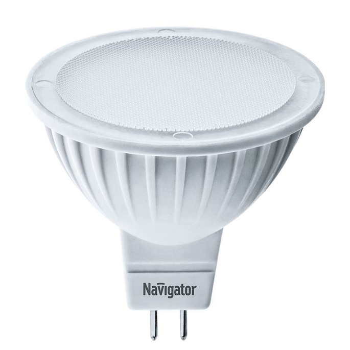 

Лампа светодиодная Navigator 7 Вт GU5.3 рефлектор MR16 3000 К теплый свет 230 В диммируемая