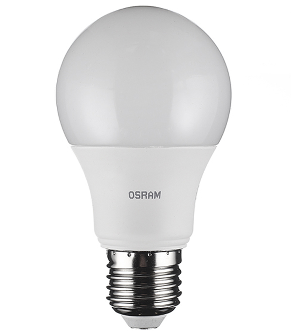 

Лампа светодиодная Osram 9 Вт Е27 груша A60 2700 К теплый свет 230 В