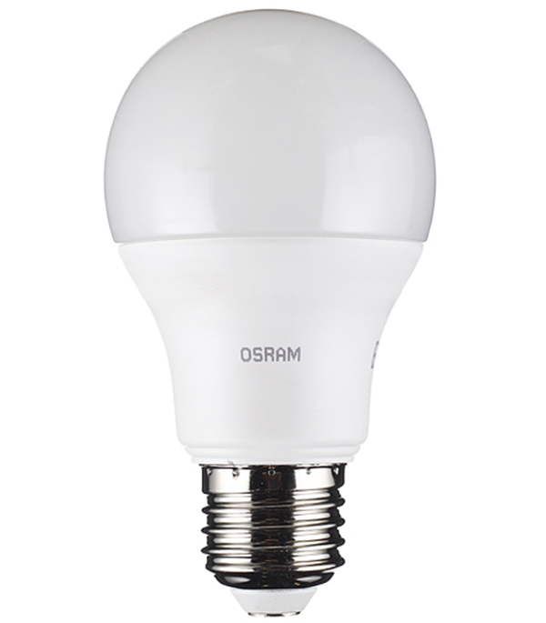 

Лампа светодиодная Osram 10.5 Вт Е27 груша A60 4000 К дневной свет 230 В