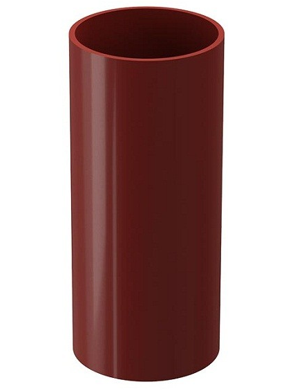 Docke Standard (красная) 120/80 мм, 1 м, Труба водосточная ПВХ