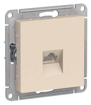 

Розетка телефонная ATN000281 Schneider Electric AtlasDesign RJ-11 бежевый