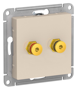 

Аудио розетка ATN000287 Schneider Electric AtlasDesign бежевый