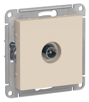 

ТВ розетка оконечная ATN000291 Schneider Electric 1DB AtlasDesign бежевый