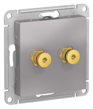 

Аудио розетка ATN000387 Schneider Electric AtlasDesign алюминий